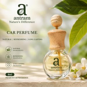 Antram Premium Car Perfume – Long Lasting Natural Fragrance for Car Freshness